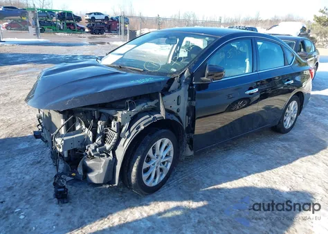 2019 Nissan Sentra Sv z USA, uszkodzony, nr VIN 3N1AB7AP9KY377425